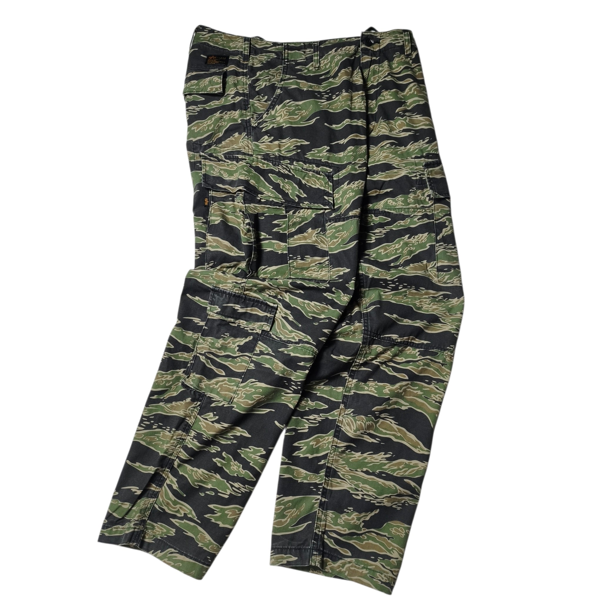 Alpha industries tiger camo cargo